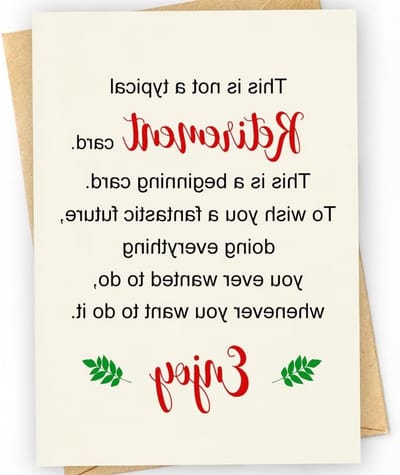 Grappige kaart voor pensioen, afscheidscadeau voor collega's, en leuke geschenken voor gepensioneerden en vrienden