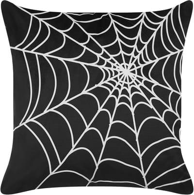 LYCORIS - Sierkussen - Zwart - 45 x 45 cm - Fluweel