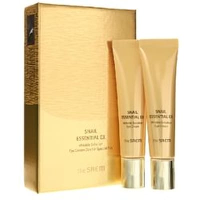 The Saem - Snail Essential EX Wrinkle Solution Eye Cream Double Special Set 2 pcs