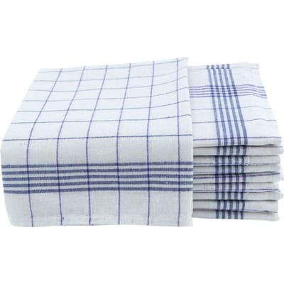 6 stuks afwasdoekjes, theedoeken, keukendoeken, multifunctionele handdoeken voor het reinigen van gootstenen en keukenbenodigdheden 6pcs blauw
