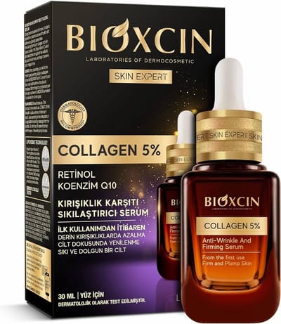 Bioxcin Collageen Serum - Collageen 5% Intensive Care Serum 30 ml - Huidverstevigend en anti-rimpel- Serum - Collageen serum - huidverzorging