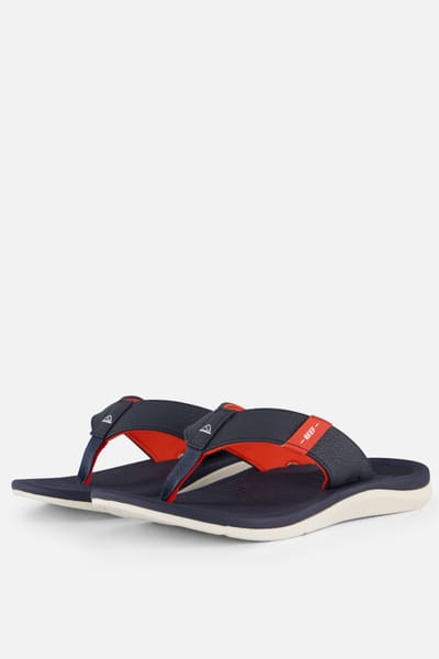 Reef KIDS SANTA ANA NAVY/WHITE/ORANGE Jongens Slippers - navy/white/orange