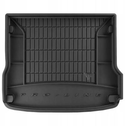 Premium Rubber Kofferbakmat met Organizer Functie – Geschikt voor AUDI Q5 I (8R) 2009-2017 – Niet voor Hybride – TPE Rubber – Hoge Rand 5 cm – Antislip