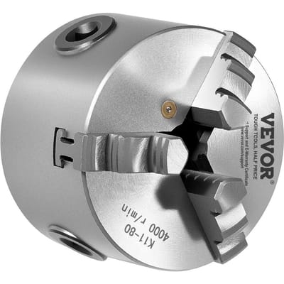 Mandrin Auto-centreur à 3 Mors pour Tour de 3 Pouces pour Tour à Tourner, Perçage, Fraisage