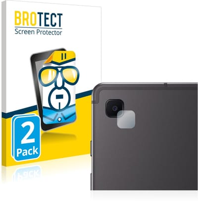 BROTECT - Screenprotector voor Samsung Galaxy Tab S6 Lite 2020 (ALLEEN Camera Lens) - Folie Beschermfolie transparant 2 Stuks