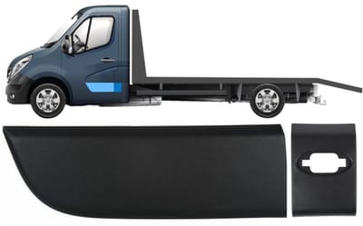 Sierlijsten zijlijsten set voor enkele cabine voor Renault Master 2010- / Links