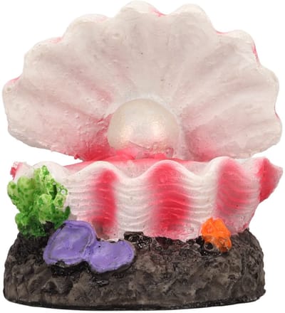 Dailygoods- Aquariumornament Premium Hars - Aquariumschelpdecoratie - Luchtbelsteen - Onderwaterlandschap - Vervagingsbestendig - Veilig voor vissen - Aquariumdecoratie