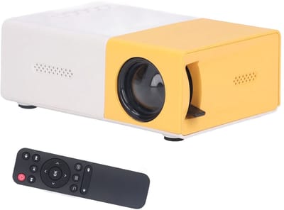 Dailygoody - 1080P Mini LED Videoprojector - Compacte projector - Ideaal voor thuisbioscoop - 24-60 Inch - Geschikt voor smartphone, DVD en lapto