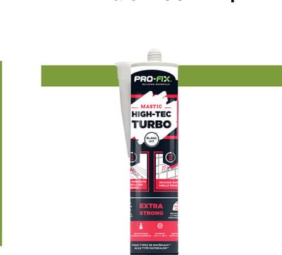 Pro-Fix - Mastic High-Tec Turbo Wit - Pro-Fix | Premium Lijmkit voor Badkamer en Sanitair | Sterk, Waterbestendig & Duurzaam | Voor Professionele Toepassingen | high-tack