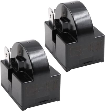 Allecto- Universele PTC-starter - Compressor starters - 2 stuks - 1Pin 33 Ohm - Koelkast Airconditioning - Reparatie - Geschikt voor diverse modellen - Wit