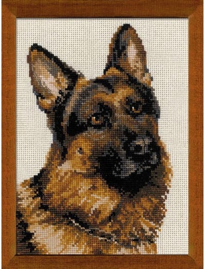 Riolis borduurpakket German Shepard 1068