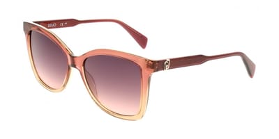 Liu Jo LJ822S Burgundy/sand 55/16/140 WOMAN Zonnebrillen