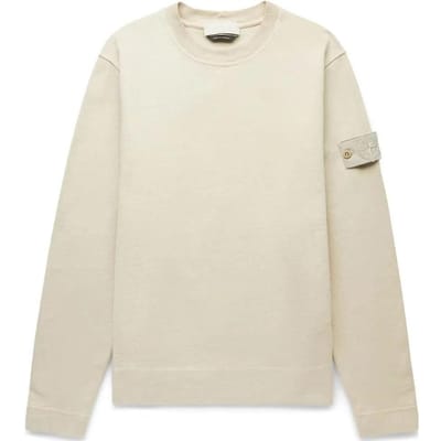 Stone Island Ghost Crewneck Beige Heren Tops Bruin 7815611F3-V0090 XXL white