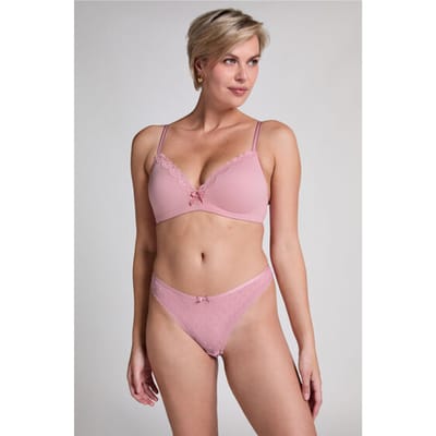 Hunkemöller Dames Lingerie String Phoebe - Roze - maat XS