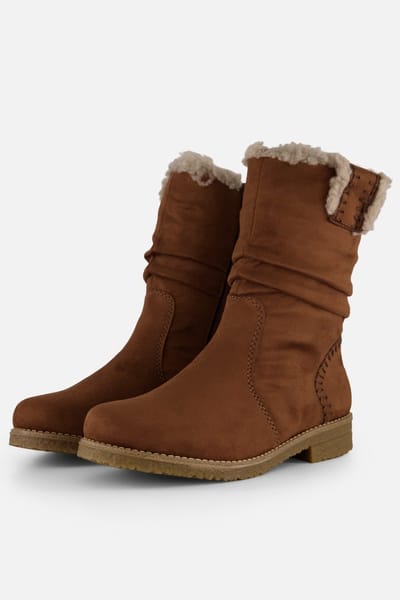 Rieker Enkellaarsjes cognac Imitatiesuede - Maat 36