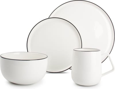 S|P Collection - Servies 16-delig wit - Studio Base