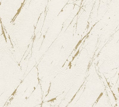 CHIC STUCWERK BEHANG | industrieel - Beige Goud - A.S. Création Elements 2