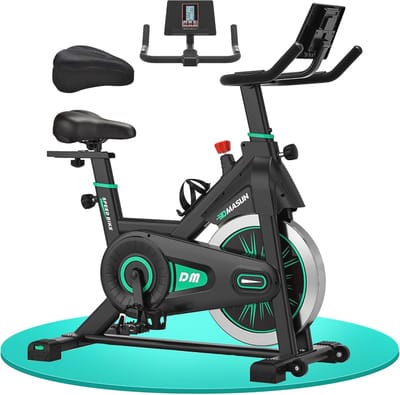 Hometrainer met magnetische weerstand - Tablethouder en groot LCD-display, tot 160 kg