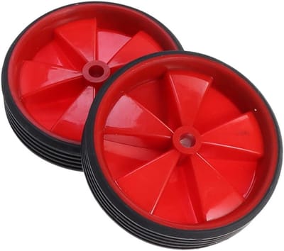 Kinderfiets Hulpwielen - Zijwieltjes Fiets Oefenwielen - Leren Fietsen - Universele Wielenset - 12-20 Inch - Rood