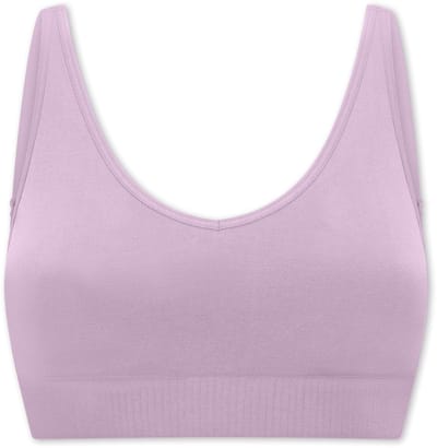 Zachte BH met uitneembare pads, kleur orchid - Classic Seamless 3XL