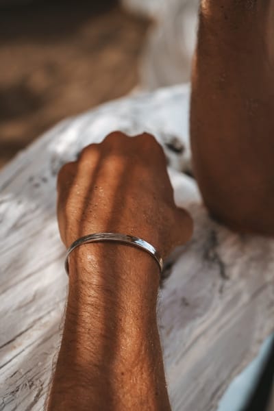 MEN OF MERCURY® Armband Atlas – Silver – Unisize – Stoer – Modern – Roestvrij Staal – Tijdloos Design - Luxe Uitstraling & Kracht