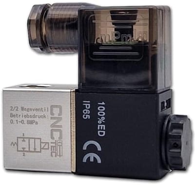Pneumatisch 2/2-weg Ventiel 1/4" 230 Volt AC - Magneetventiel voor Perslucht