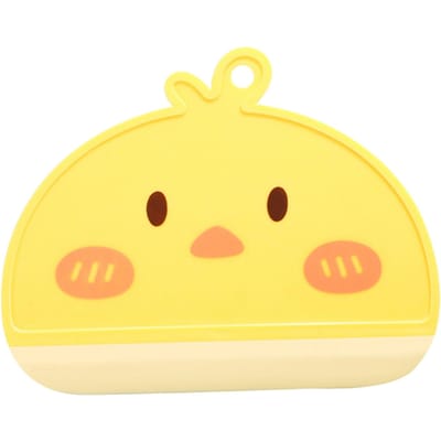 Raclette de Douche en Forme de Dessin Animé Nettoyage Facile Raclette à Eau pour Fenêtre Miroir pour Maison Salle de Bain Jaune orange