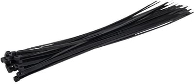 Tie wraps / kabelbinders 30 x 0,36 cm 100 stuks zwart - TOPGEAR