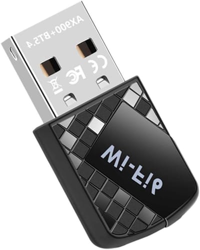 Draadloze Netwerkadapter - WiFi Dongle - Internet Verbinding - WiFi 6 Ondersteuning - Compact Formaat - Zwart