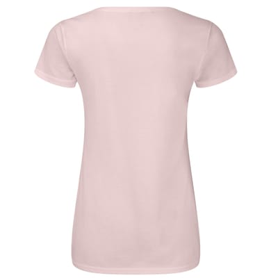 Fruit of the Loom Dames/Dames Iconic 150 V Hals T-shirt (Poederroos)