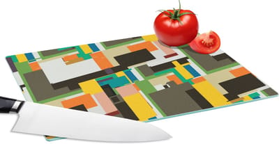 Glazen Snijplank - 28x20 - Geometrisch - Patronen - Abstract - Snijplanken Glas