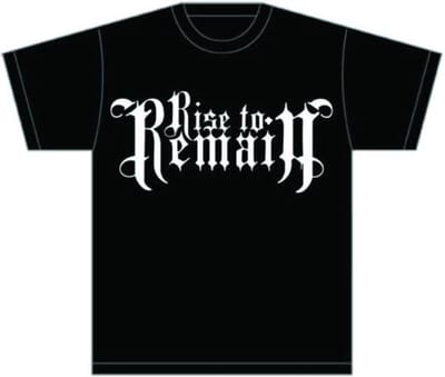 Rise to Remain - Logo Heren T-shirt - S - Zwart