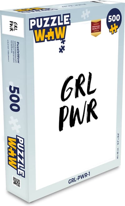 Puzzel Spreuken - Grl pwr - Meisjes - Quotes - Kinderen - Legpuzzel - Puzzel 500 stukjes