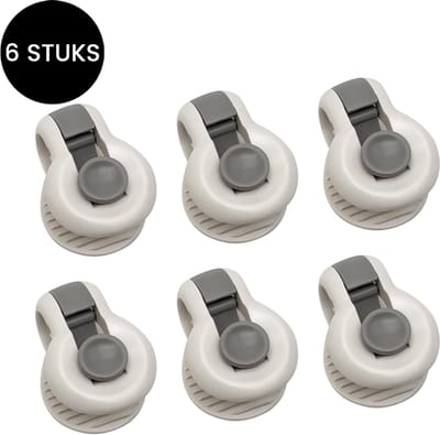 Purepeak Dekbedclips Set 6 Stuks - Klemmen voor Dekbed - Lakenspanners - Knijpers