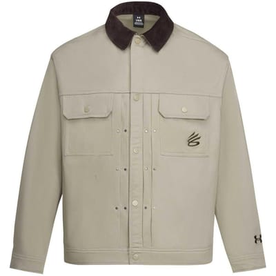 Under Armour Curry Jas Heren Bos Hond Taupe Grijs 3XL beige