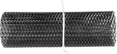 Universeel Autorooster - Grille Inzetstuk - Motor Beschermen - Ruitvormig Aluminium Weefsel - 30 x 60 cm - Zwart
