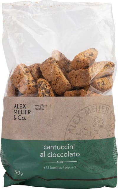 Alex Meijer Cantuccini me chocolade - Zak 750 gram