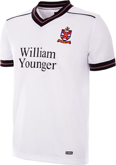 COPA - Fulham FC 1984/85 Retro Voetbalshirt - Heren - Wit - XS