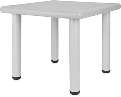 Kindertafel voor kinderen 1-8 jaar | In hoogte verstelbare speeltafel | 62 x 62 x 52 cm | ideaal voor knutselen en spelen