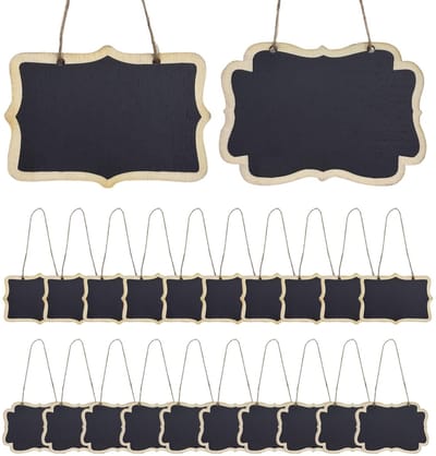 Cosensi - Set van 20 Mini Dubbelzijdige Schoolborden Hangers