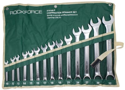 Rockforce RF-5141 - Ringsleutelset - 14 Stuks - CrV Staal - 10-32mm