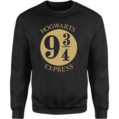 Harry Potter Platform Sweatshirt - Black - XL