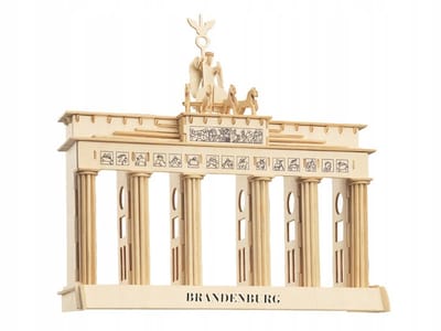 3D Houten Puzzel Brandenburgse Poort - 39 Delen