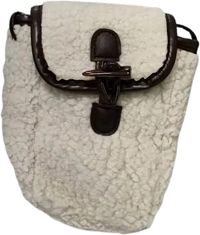 Bovista Teddy Tas - Fluffy - Rugzak - Backpack - Schooltas - Dames - Heren - Meisje - Jongens - Beige