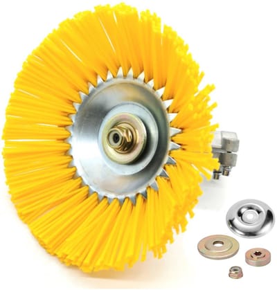 Onkruidborstel - grasschaar - Bosmaaier Grastrimmer - grastrimmer elektrisch - Onkruid - Onkruidkrabber - Voegenborstel - Onkruidverwijderaar - 20CM - Max 10.000 toerental p/m - Nylon