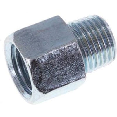 Mannelijke/Vrouwelijke Stalen M10x1 Smeernippel Verlengstuk 14mm [2 Stuks]
