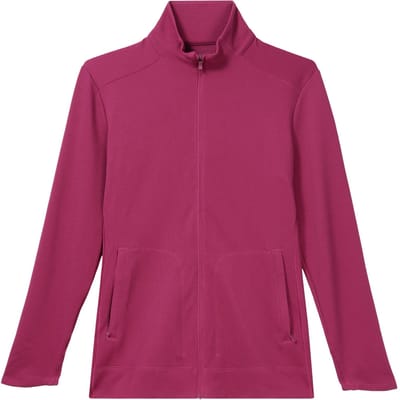 Nike Geprint Logo Ritssluiting Sportjas Dames Jassen Rood AJ5273-627 XS