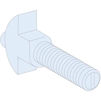 Schneider Electric LVS04766 PrismaSeT-P, Linergy LGY, schroeven+moeren+schijven, voor railaansluiting M8x25, (20 stuks) Verdeelkastaccessoire 20 stuk(s)