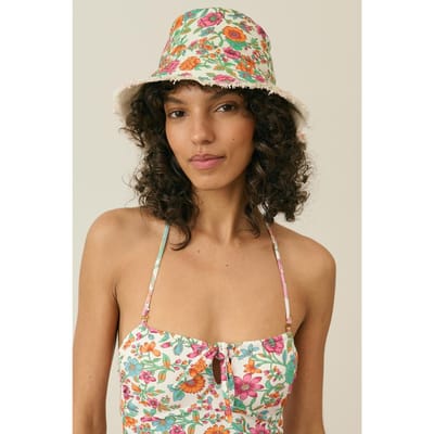 Louise Misha Sun Hat Lajik Orange Summer Meadow Maat: M | Hoeden Outlet | Dames | Oranje