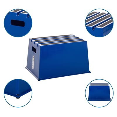 Opstapkrukje / Opstap TIO-E1 kunststof blauw hjh OFFICE